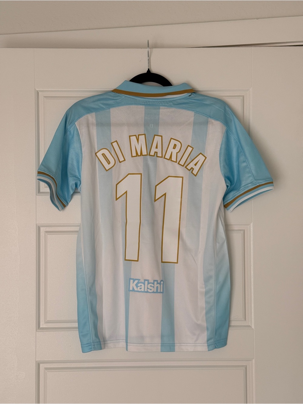 Di Maria #11 Argentina Soccer Jersey - Light Blue & White